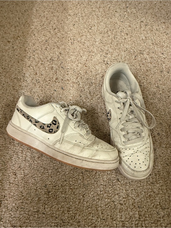 Nike Shoes - Nike Court Vision Low Leopard Swoosh Sneakers | Women’s Size 7